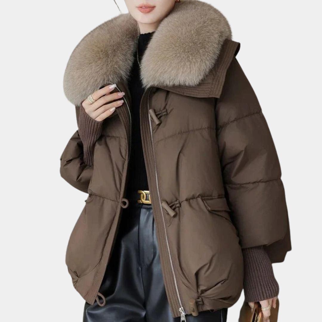 Murphy Mode | Women’s Down Cotton-Padded Fur Collar Winter Jacket