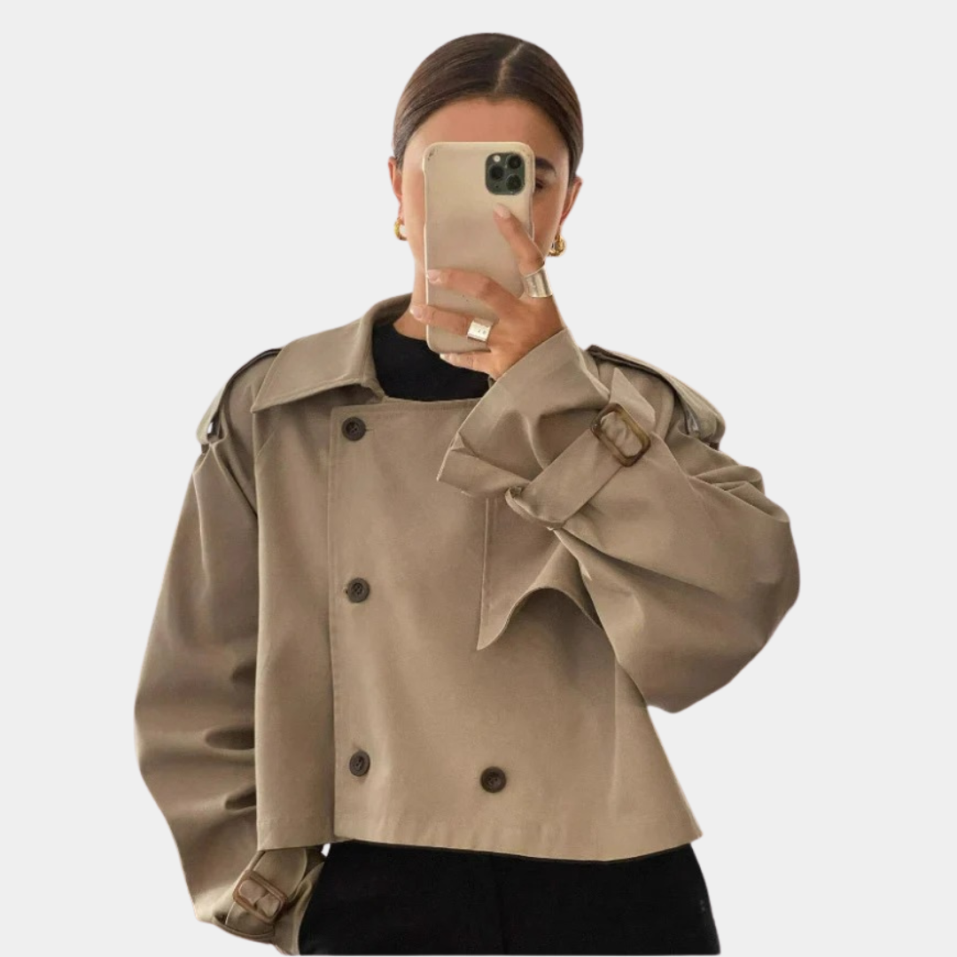 Murphy Mode | Women’s Retro Short Trench Coat