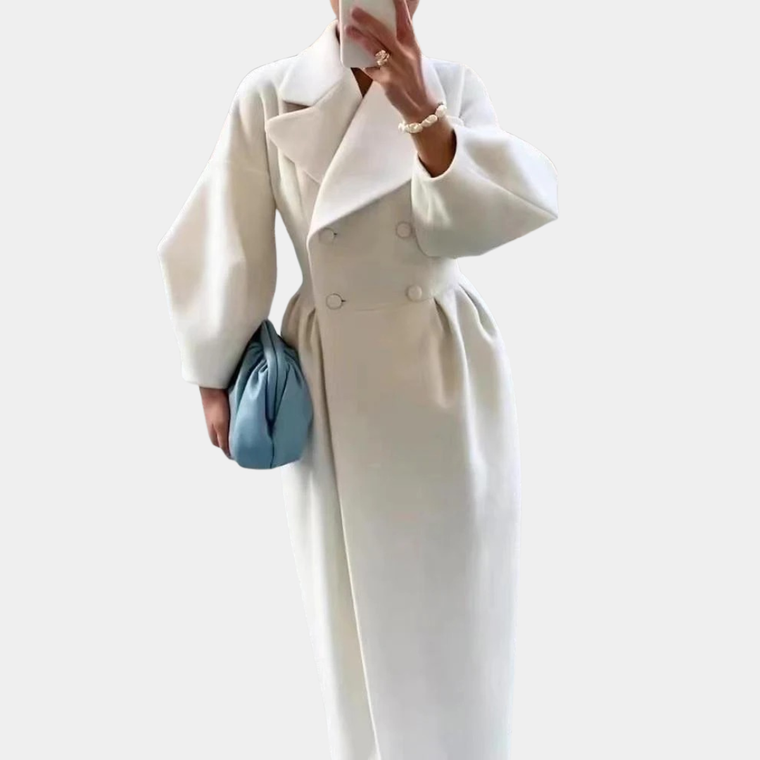 Murphy Mode | Women’s Court Lantern Sleeve Long Coat