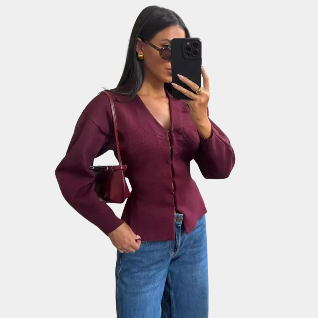 Murphy Mode | Simple & Thin Knitted Jacket for Women