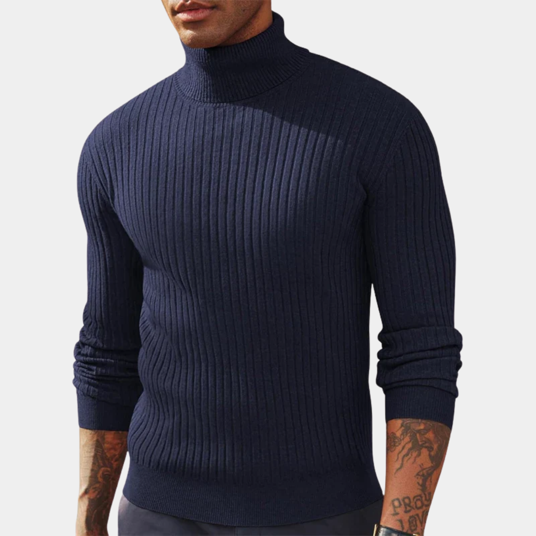 Murphy Mode | Men’s Slim Fit Turtleneck Sweater