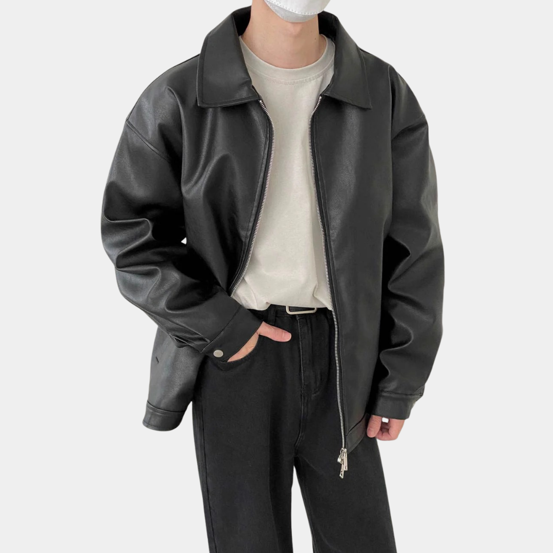 Murphy Mode | Casual Leather Jacket Men