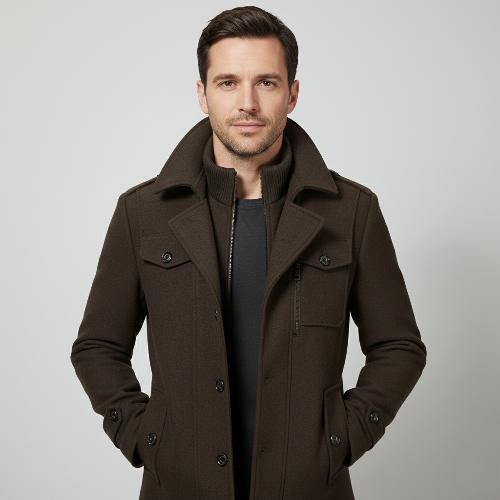 Murphy Mode | Men’s Wool Blend Coat Jacket