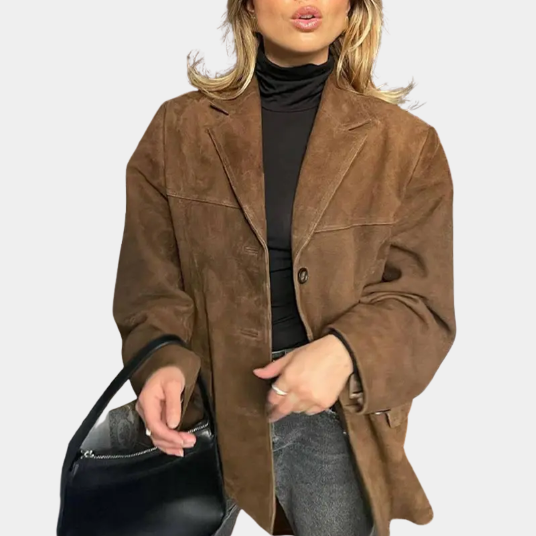 Murphy Mode | Women’s Retro Lapel Jacket with Pockets