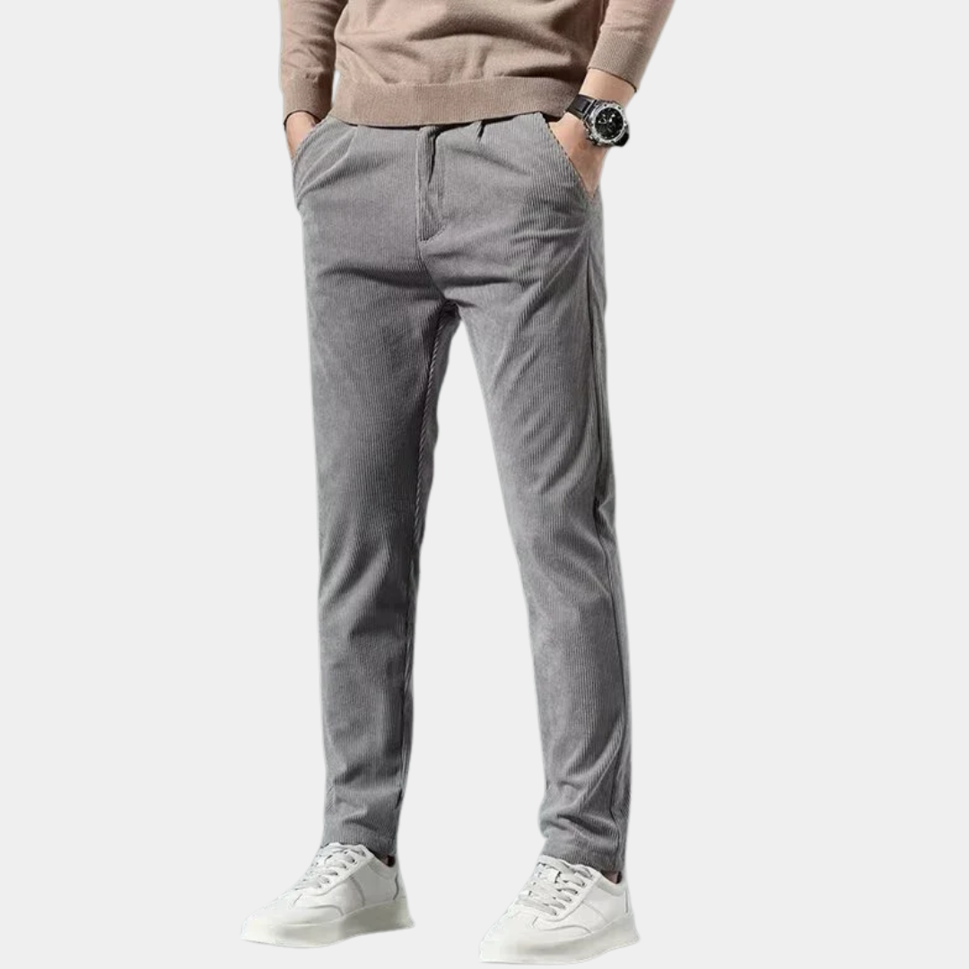 Murphy Mode | Men’s Corduroy Straight Slim Fit Pants