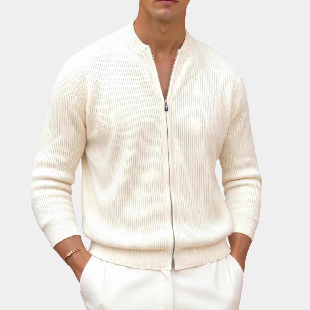 Murphy Mode | Men’s Knitted Zipper Cardigan