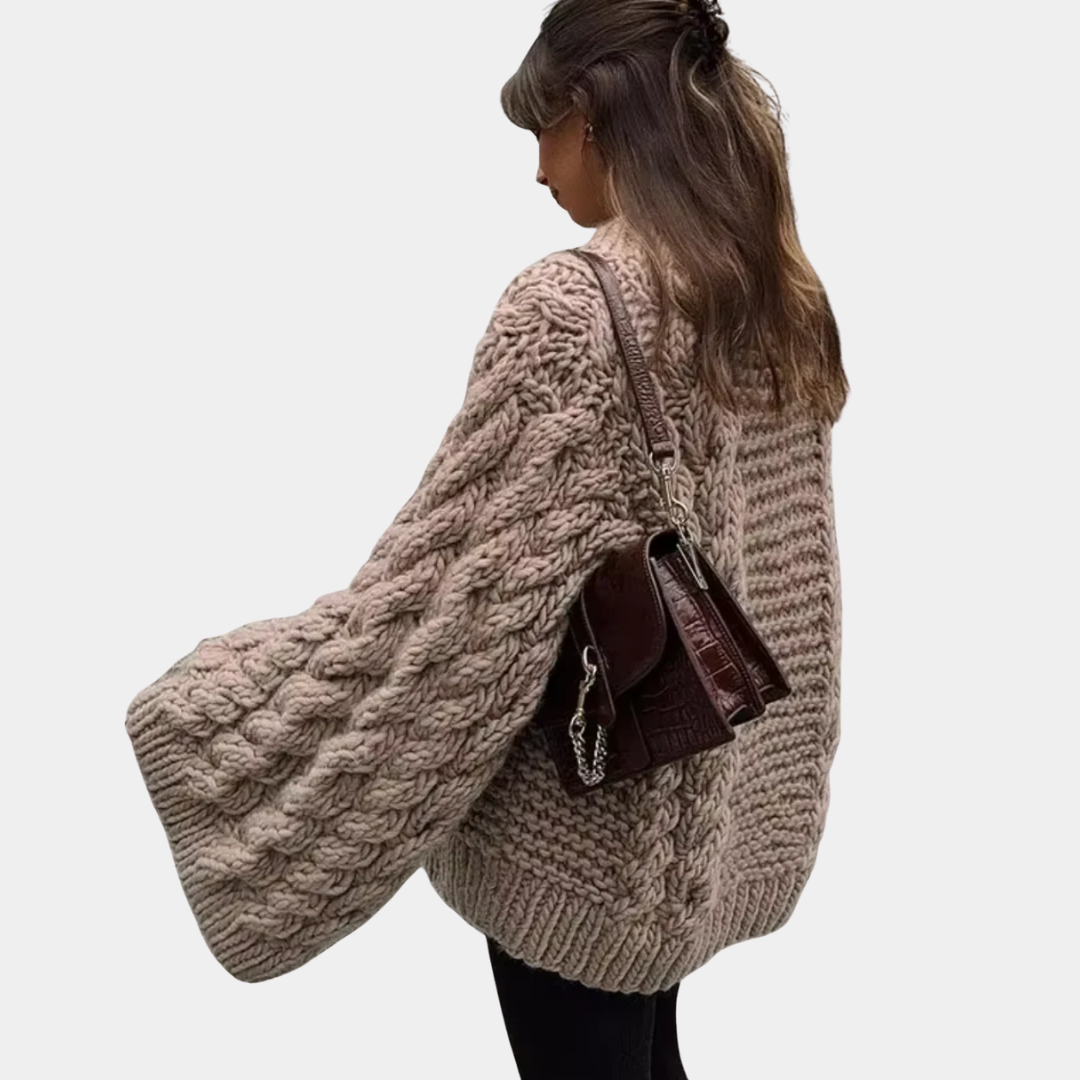 Murphy Mode | Women’s Round Neck Knitted Comfort Sweater