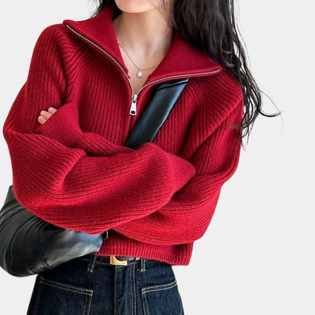 Murphy Mode | Half Zip Sweater for Women