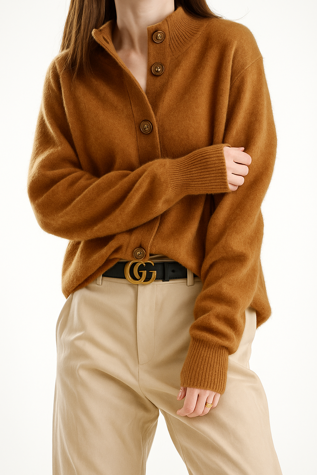 Murphy Mode | Women’s Stand Collar Knit Cardigan