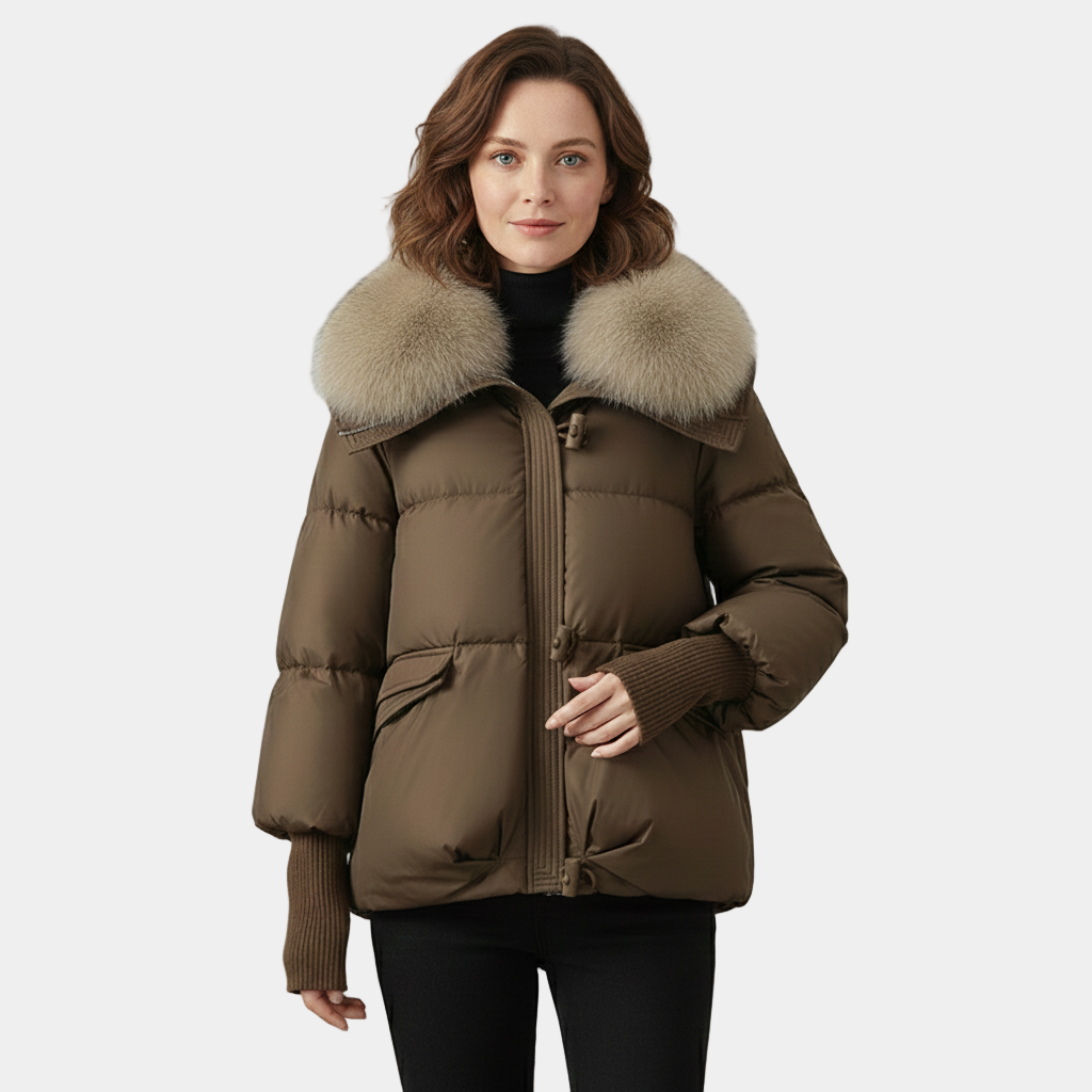 Murphy Mode | Women’s Down Cotton-Padded Fur Collar Winter Jacket