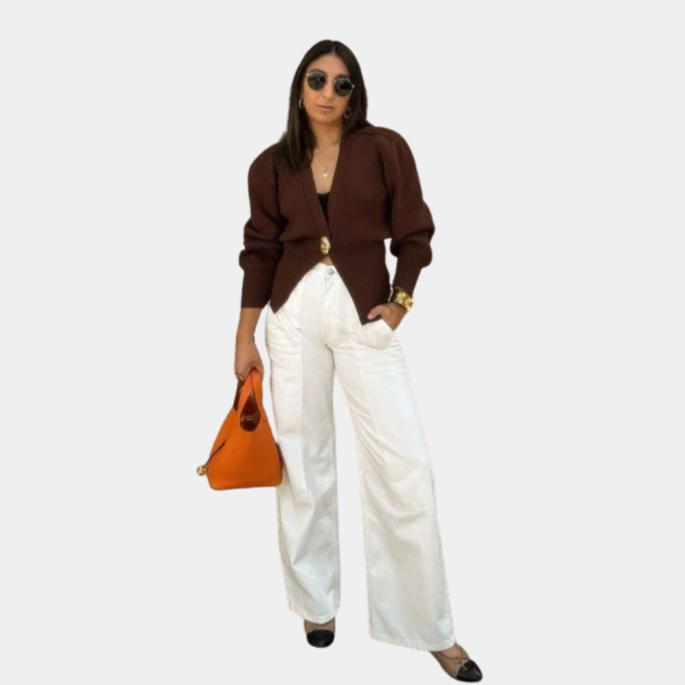 Murphy Mode | Women’s V-Neck Button Cardigan