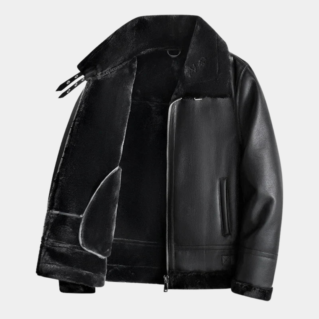 Murphy Mode Studio | Leather Aviator Jacket Men