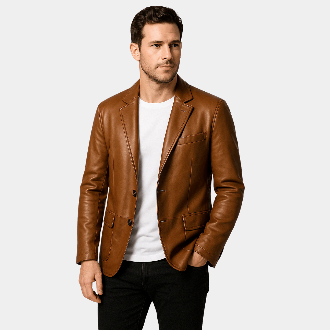 Murphy Mode | Men’s Thin Leather Jacket