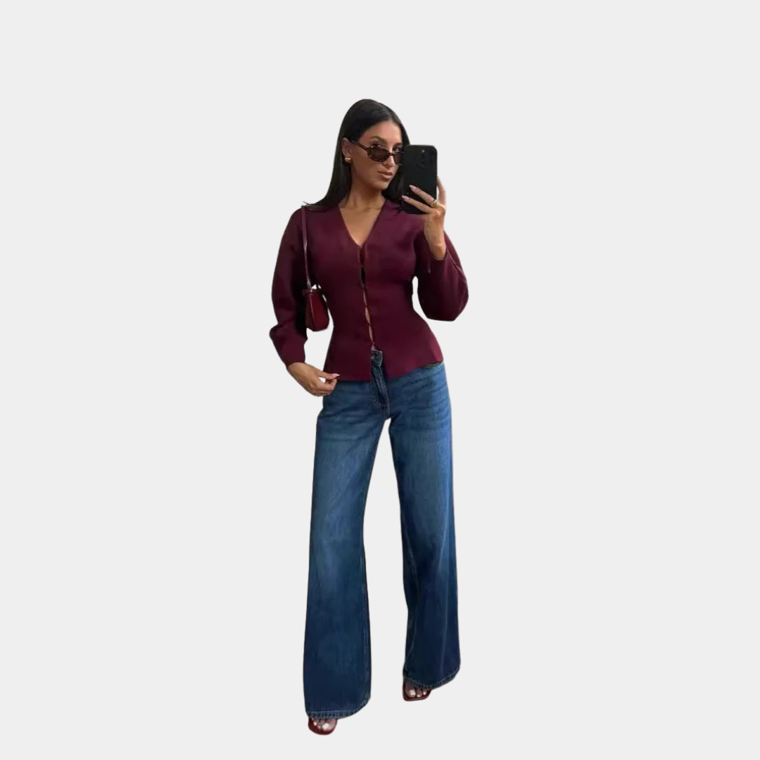 Murphy Mode | Simple & Thin Knitted Jacket for Women