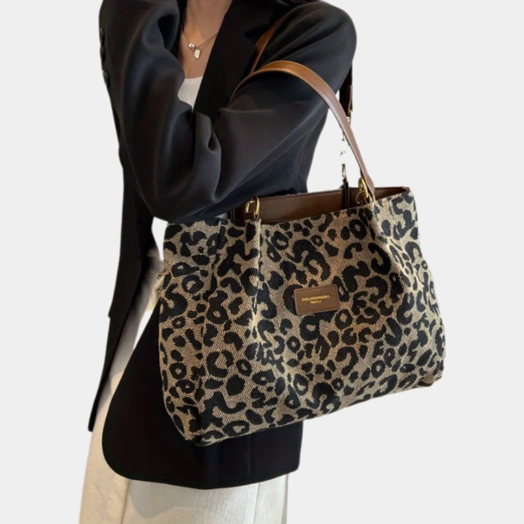 Murphy Mode | Women’s Leopard PU Leather Shoulder Bag