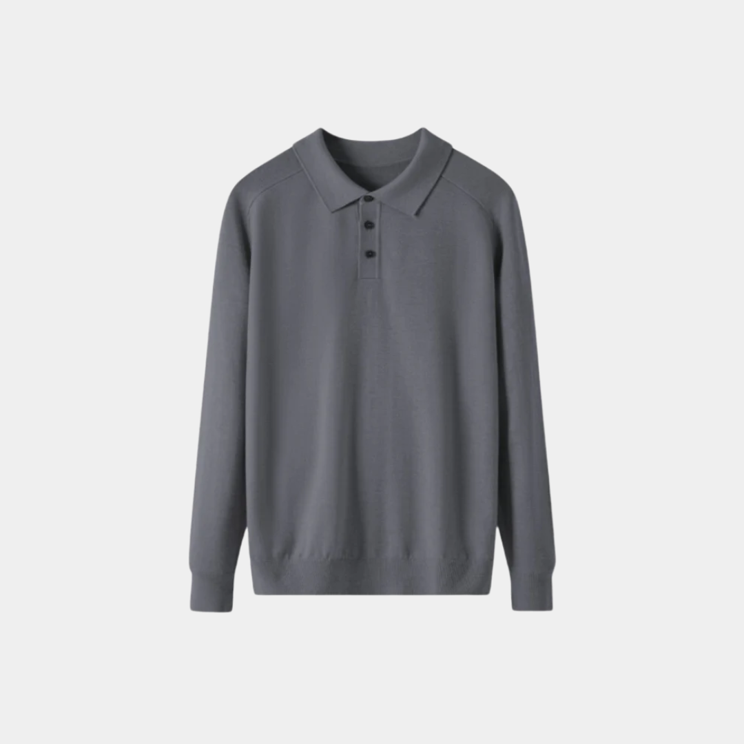 Murphy Mode | Men’s Long Sleeve Polo Shirt