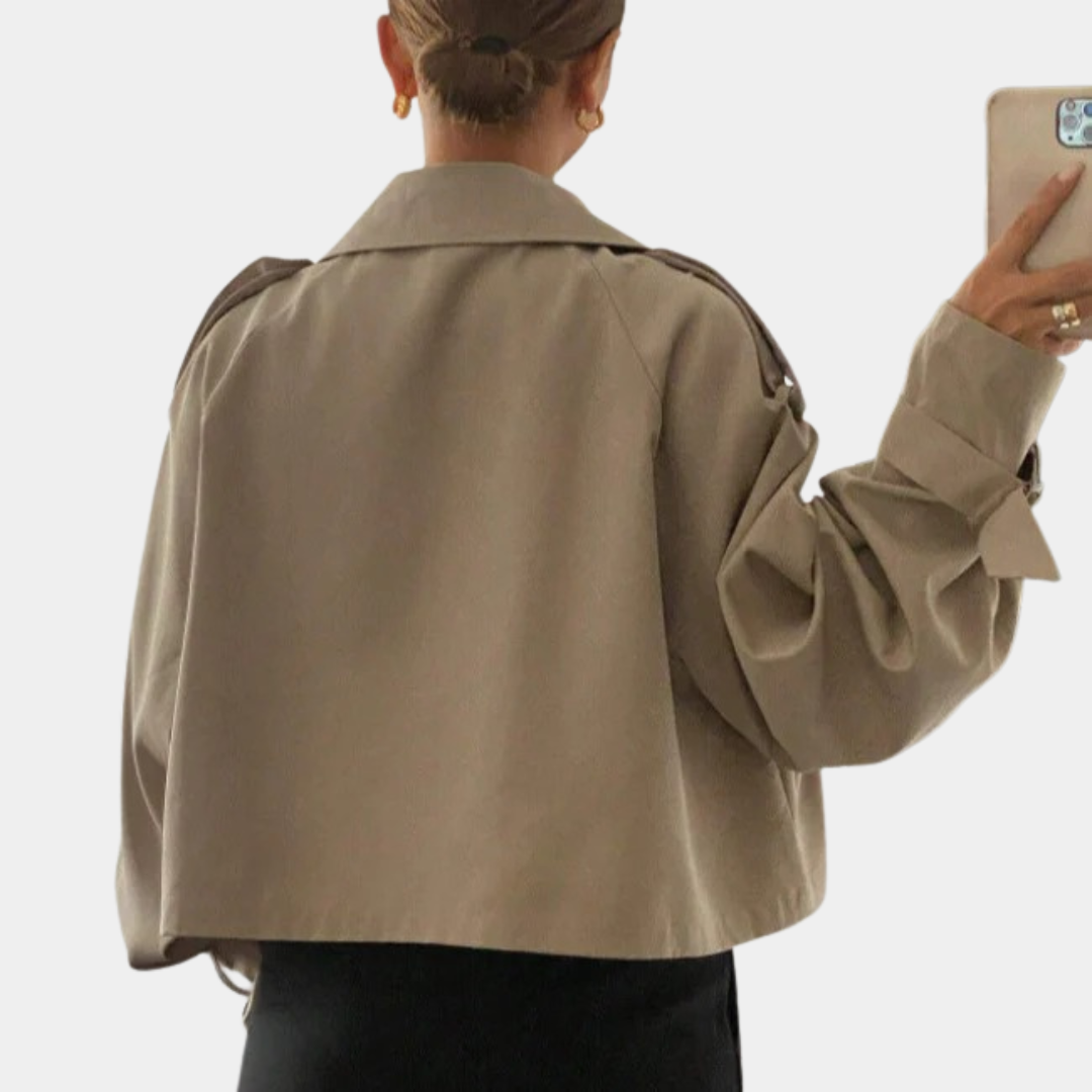 Murphy Mode | Women’s Retro Short Trench Coat