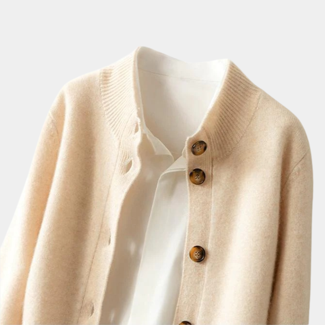 Murphy Mode | Women’s Stand Collar Knit Cardigan