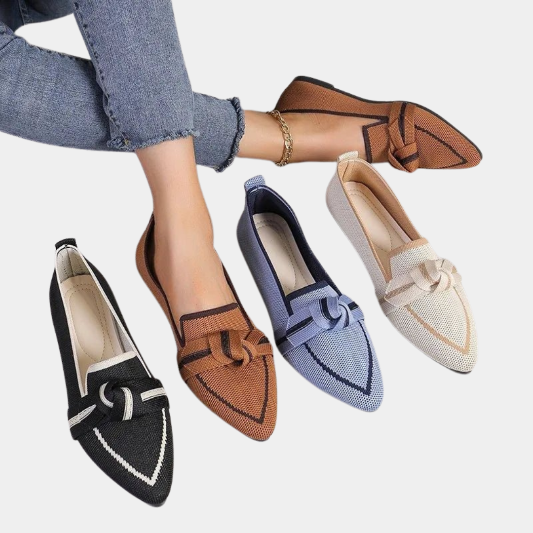 Murphy Mode | Women’s Slip-On Bow Tie Mesh Shoes