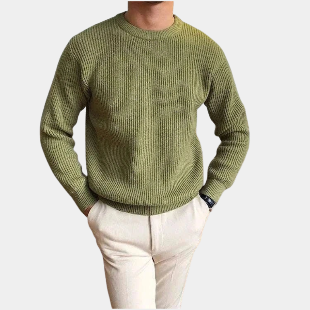 Murphy Mode | Men’s Knitted Round Neck Sweater