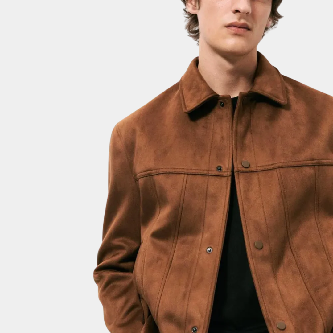 Murphy Mode | Men’s Short Suede Jacket
