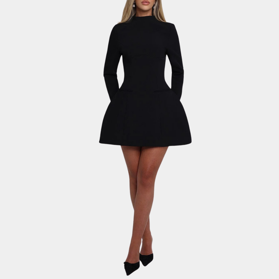 Murphy Mode | Women’s Long Sleeve A-Line Mini Dress