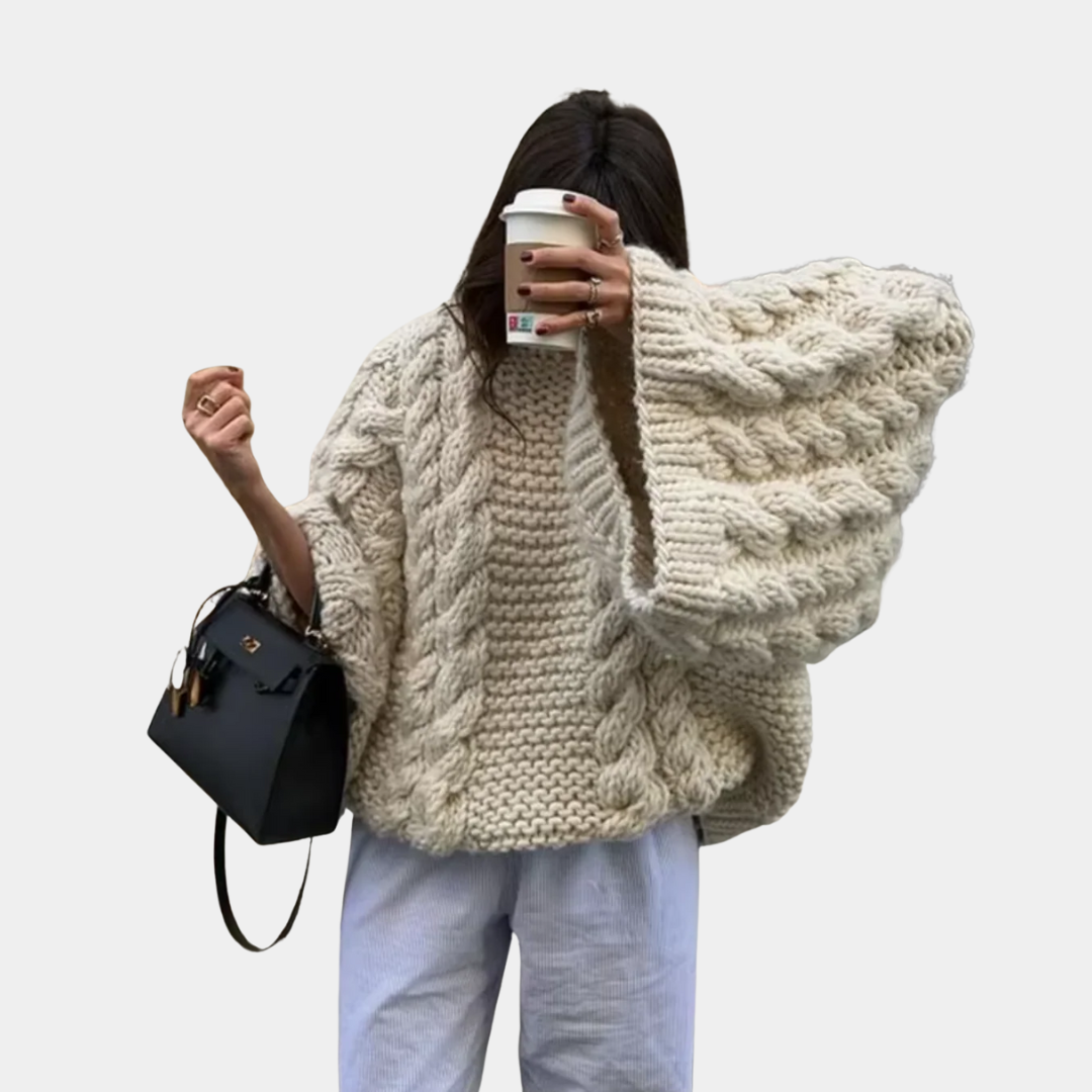 Murphy Mode | Women’s Round Neck Knitted Comfort Sweater