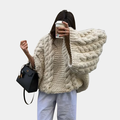Murphy Mode | Women’s Round Neck Knitted Comfort Sweater