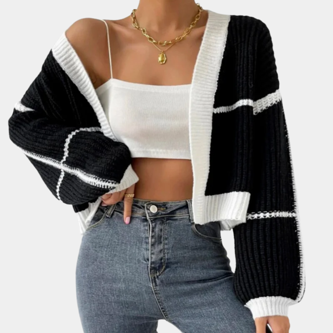 Murphy Mode | Women’s Striped Loose Cardigan