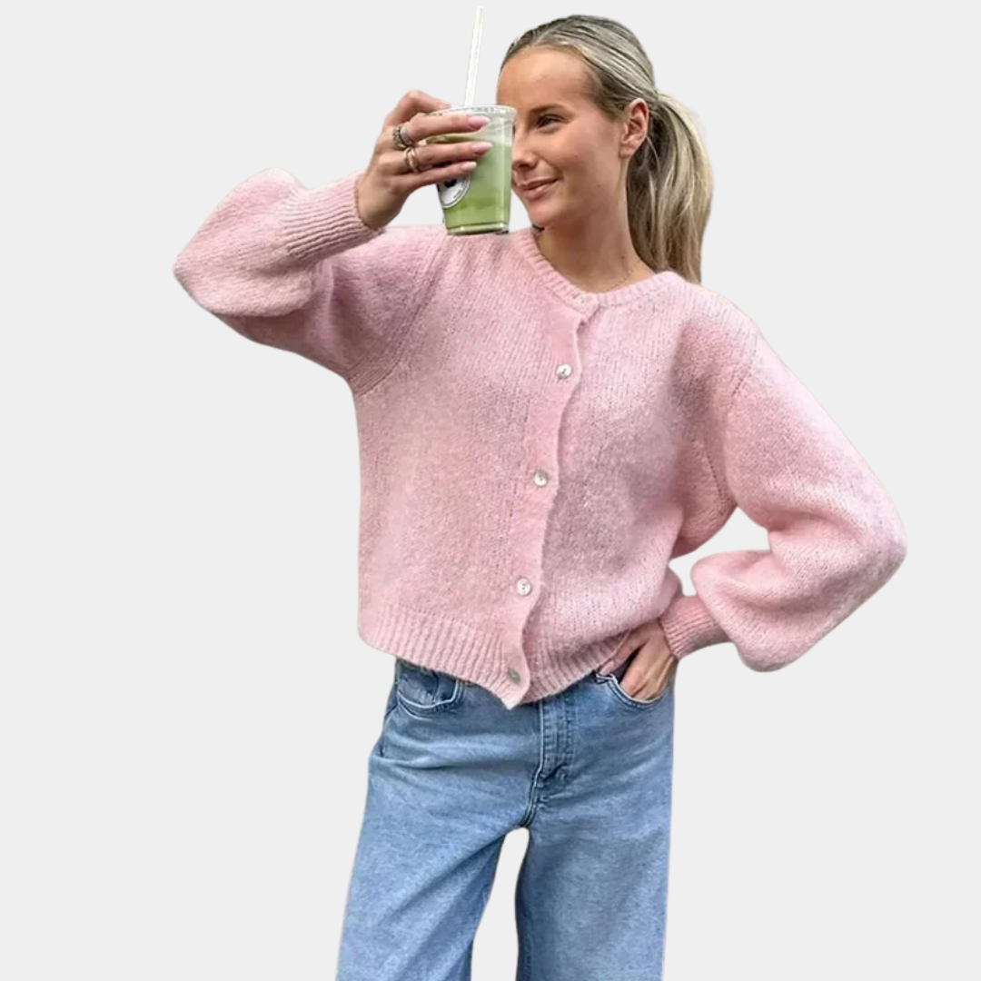 Murphy Mode | Women’s Soft Knitted Cardigan with Buttons