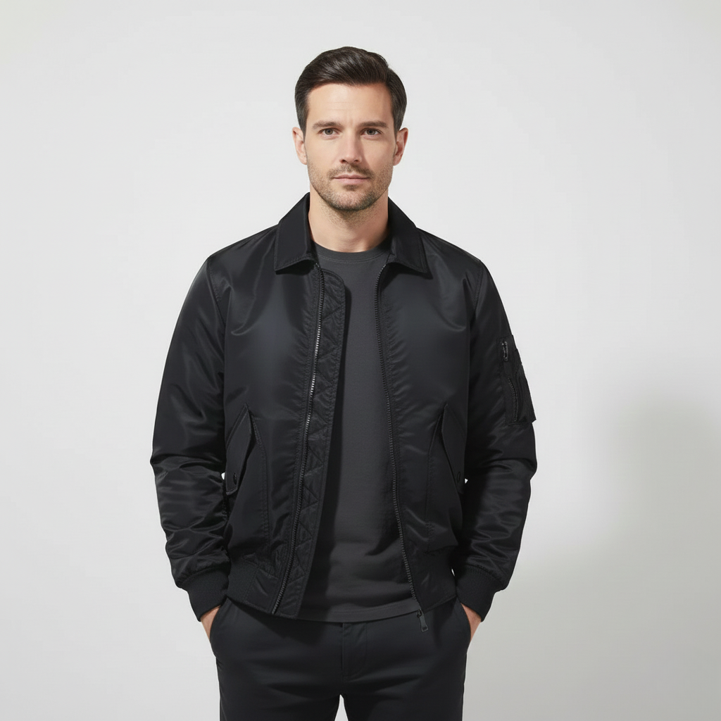Murphy Mode | Men’s Pilot Style Bomber Jacket