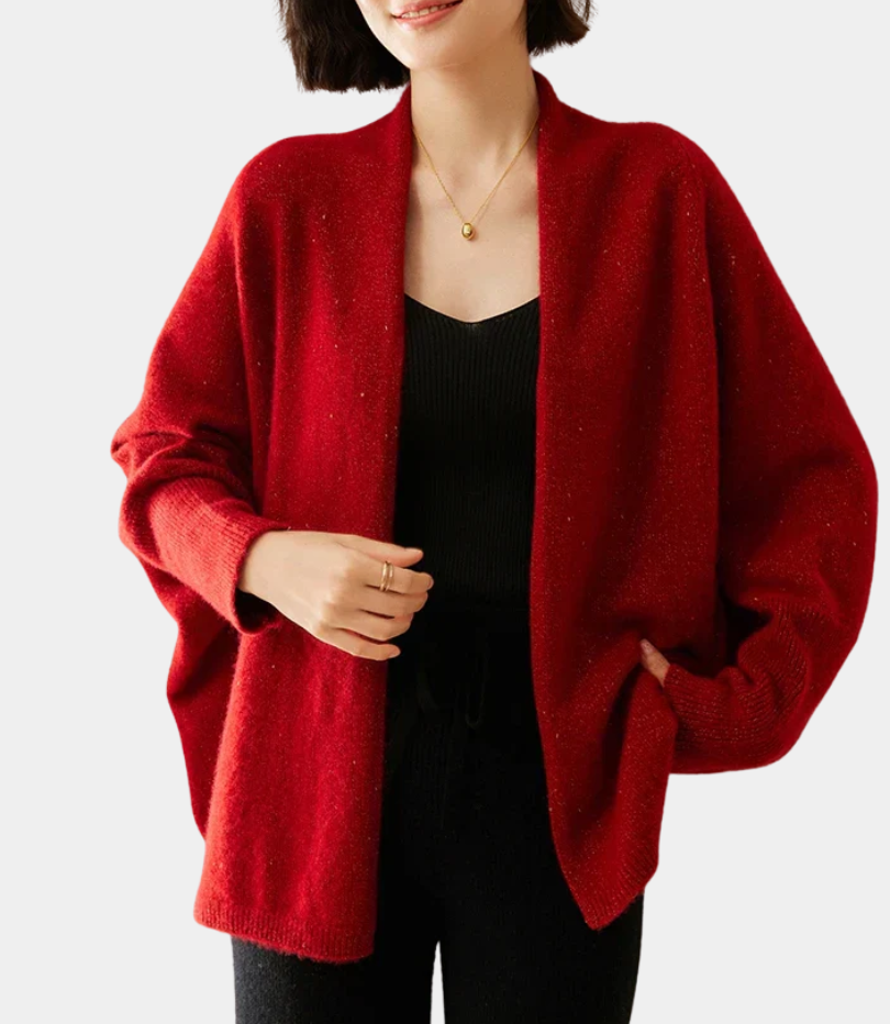Murphy Mode | Women’s 100% Cashmere Shawl Sweater