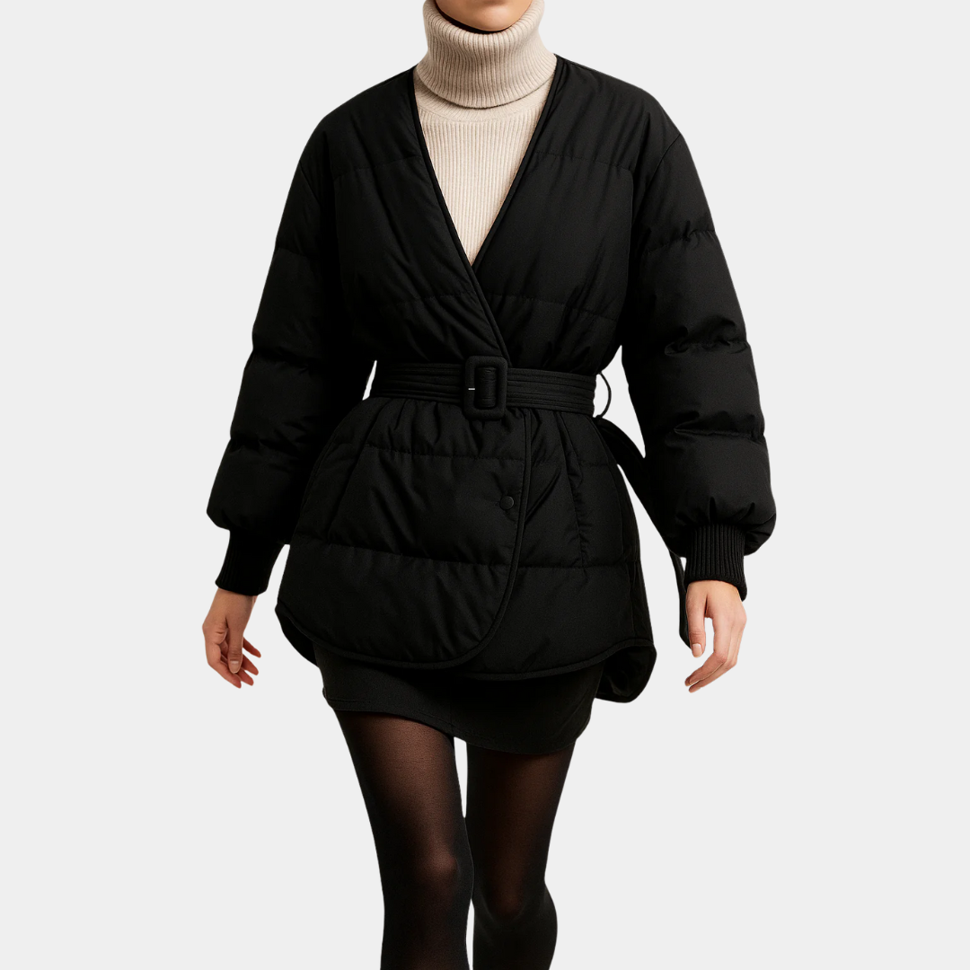 Murphy Mode | Women’s V-Neck Quilted Down Jacket