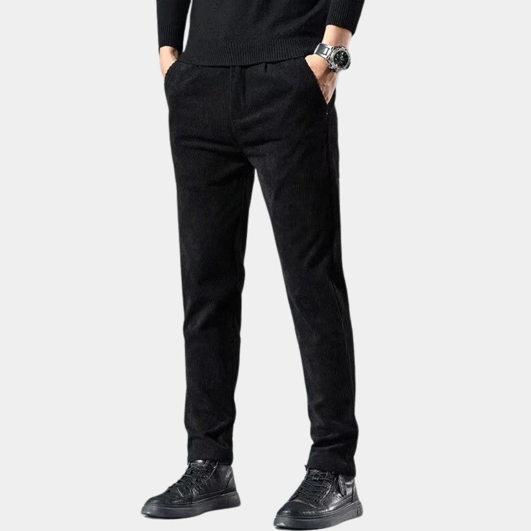 Murphy Mode | Men’s Corduroy Straight Slim Fit Pants