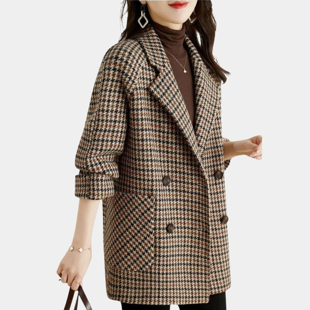 Murphy Mode | Women’s Houndstooth Coat