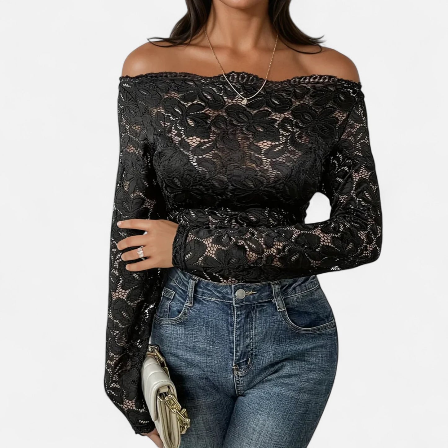 Murphy Mode | Women’s Lace Fitted Top