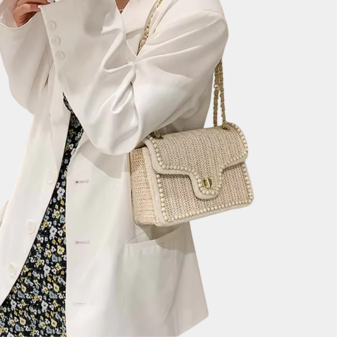 Murphy Mode | Women’s Shoulder Chain Straw Bag