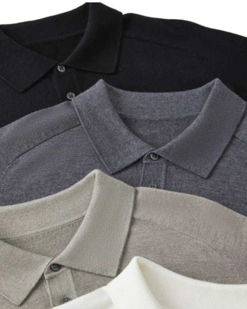 Murphy Mode | Men’s Long Sleeve Polo Shirt