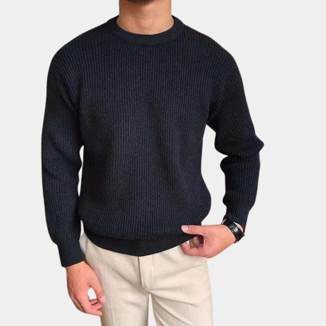 Murphy Mode | Men’s Knitted Round Neck Sweater