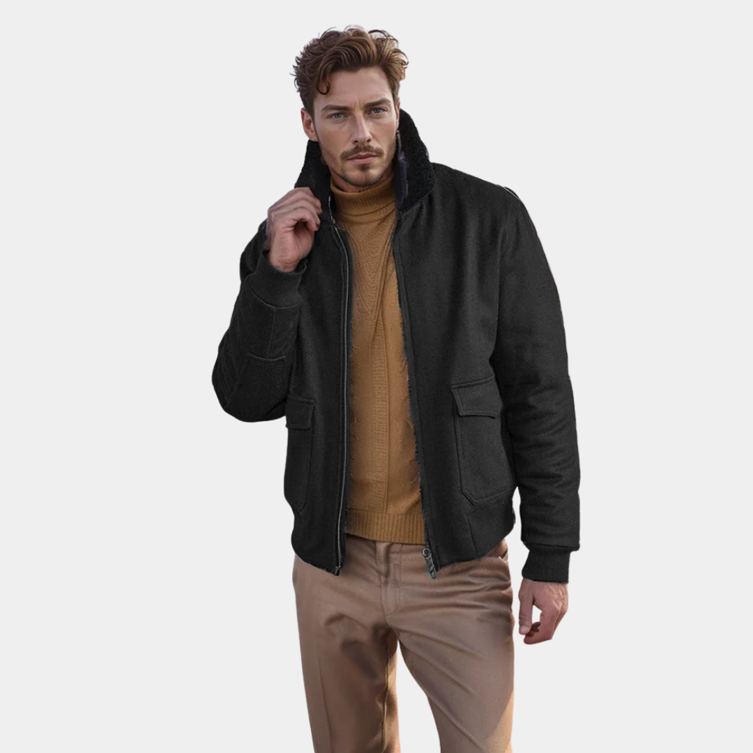 Murphy Mode | Men’s Woolen Collar Jacket