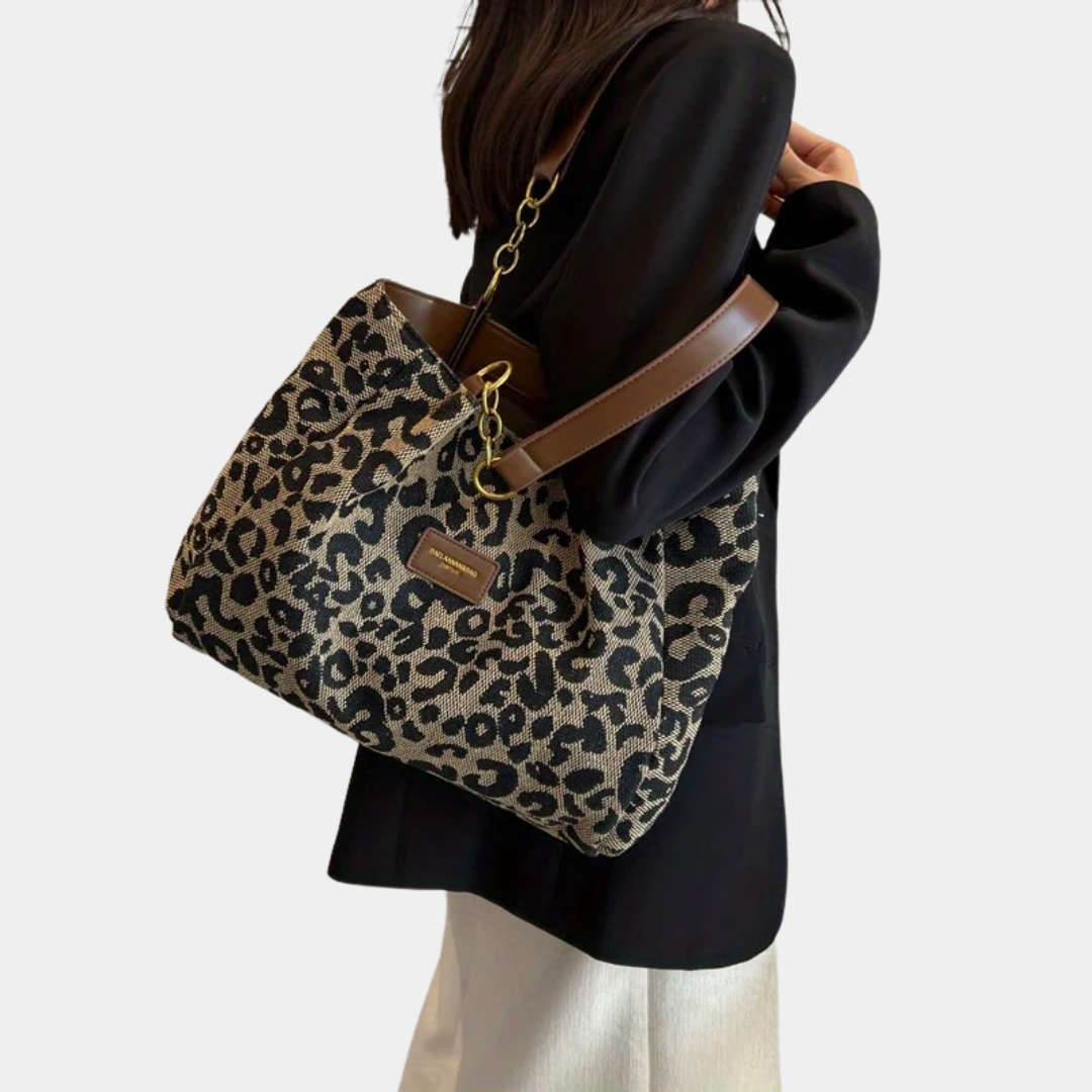 Murphy Mode | Women’s Leopard PU Leather Shoulder Bag