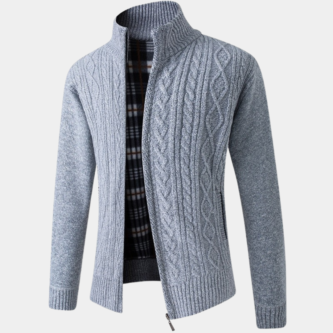 Murphy Mode | Men’s Stand Collar Zipper Cardigan
