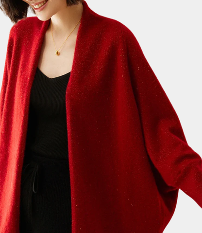 Murphy Mode | Women’s 100% Cashmere Shawl Sweater
