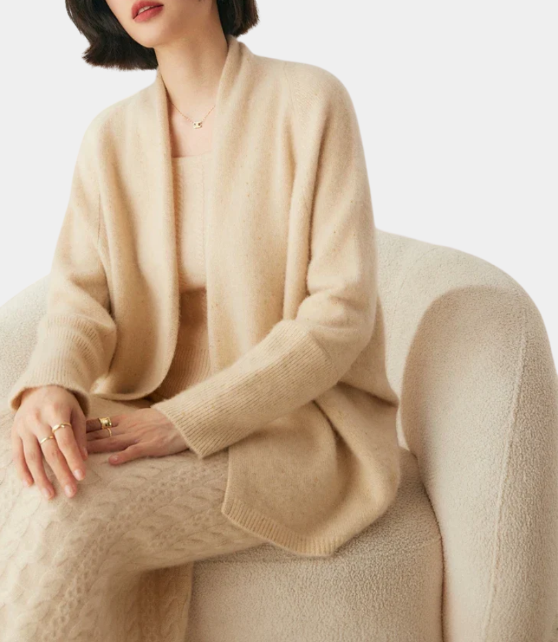 Murphy Mode | Women’s 100% Cashmere Shawl Sweater