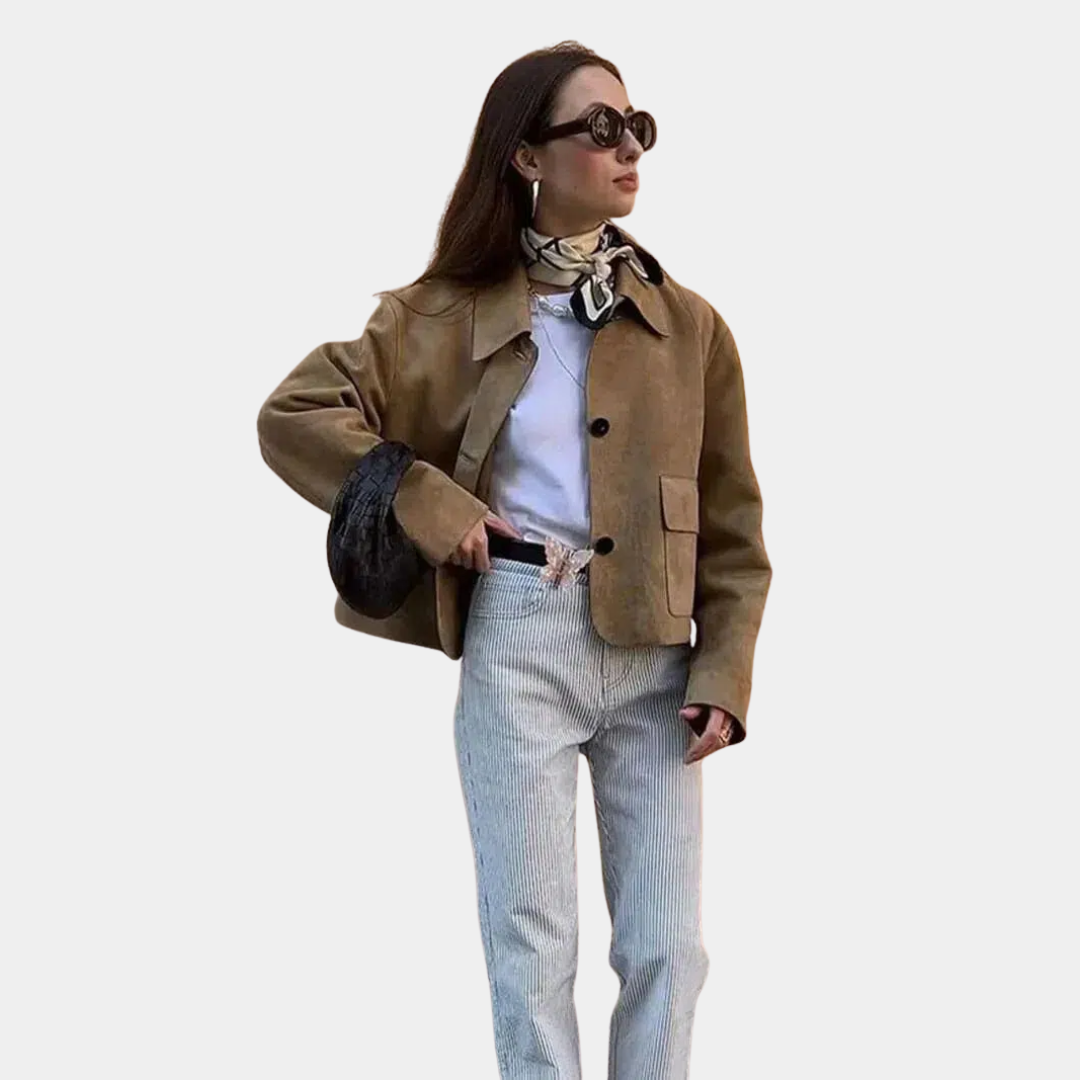 Murphy Mode | Women’s Suede Short Leather Jacket