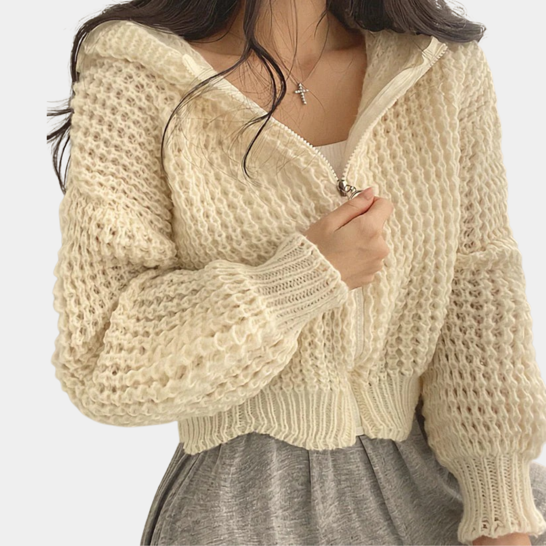 Murphy Mode | Women’s Hooded Cropped Sweater