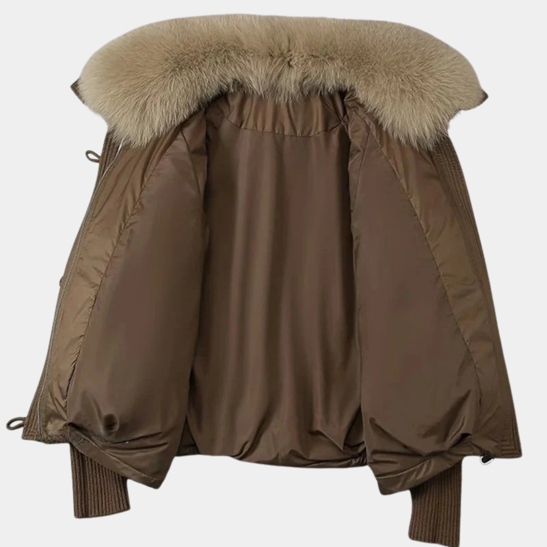 Murphy Mode | Women’s Down Cotton-Padded Fur Collar Winter Jacket