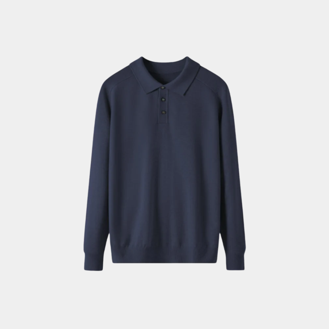 Murphy Mode | Men’s Long Sleeve Polo Shirt