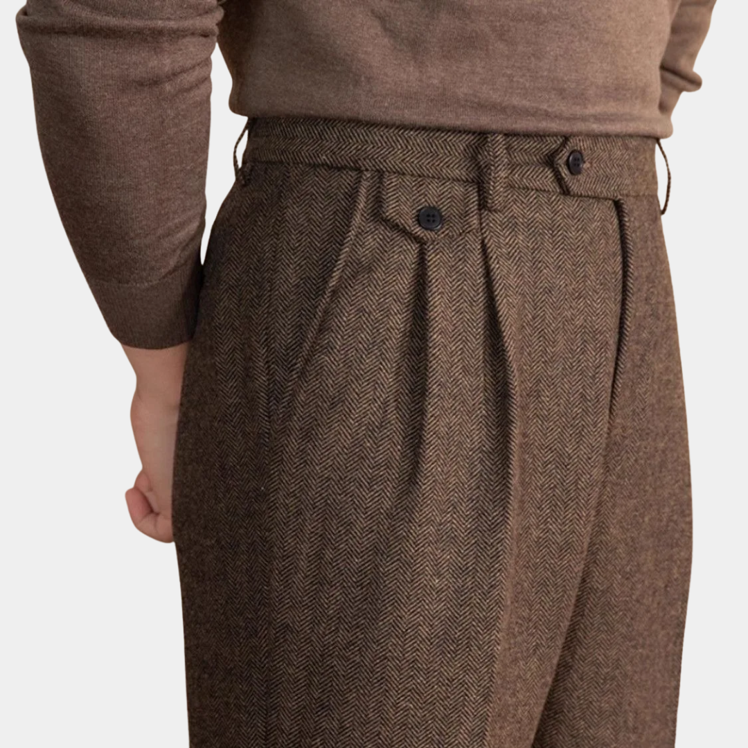 Murphy Mode Studio | Men Dress Trousers Straight Leg Formal Business Suit