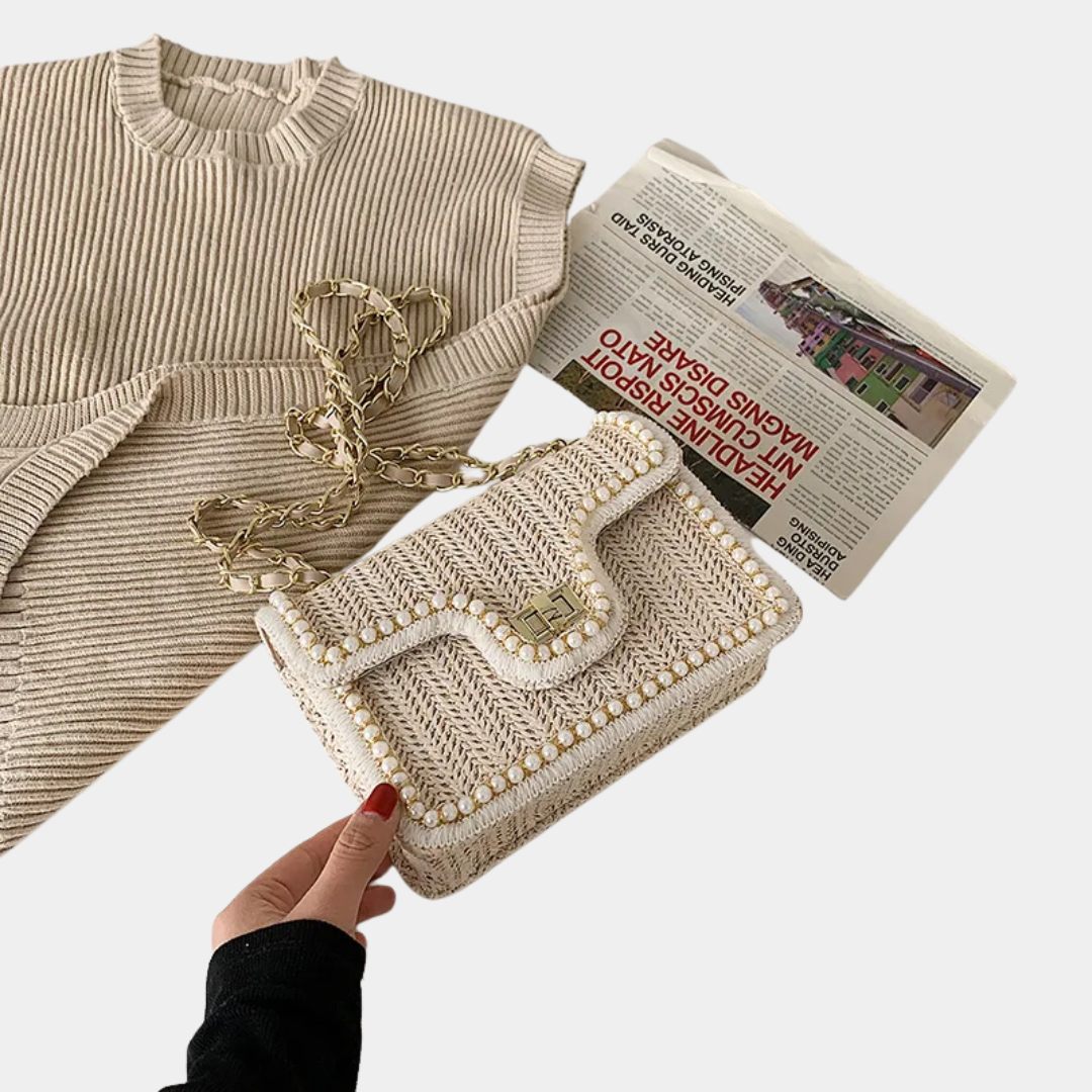 Murphy Mode | Women’s Shoulder Chain Straw Bag